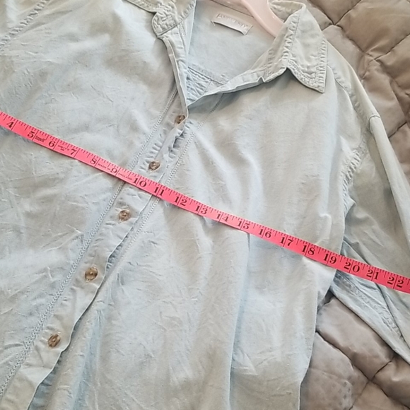 Land's End blue button down - Picture 6 of 7